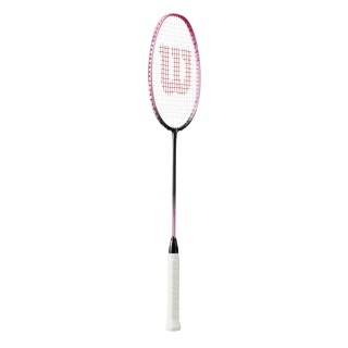Wilson Badmintonschläger Fierce 270 (85g/grifflastig) schwarz/pink- besaitet -